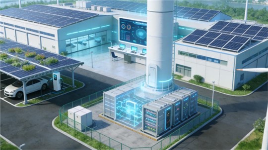 “風(fēng)光儲(chǔ)充”一體化微電網(wǎng)，助力打造零碳園區(qū)  